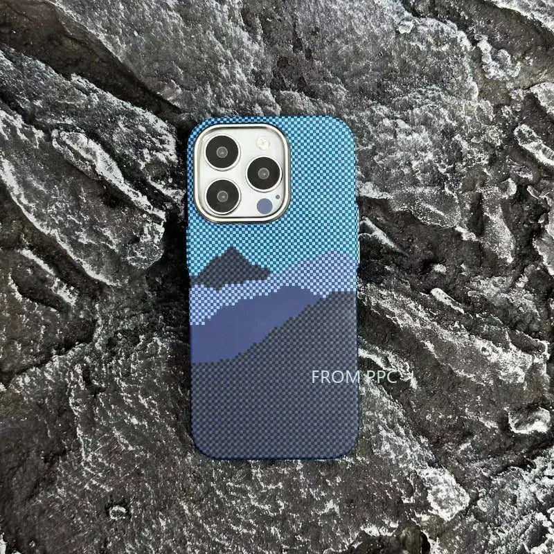 Carbon Fibre Magnetic iPhone Case