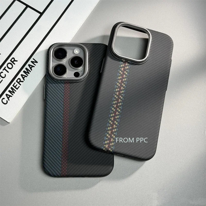 Carbon Fibre Magnetic iPhone Case