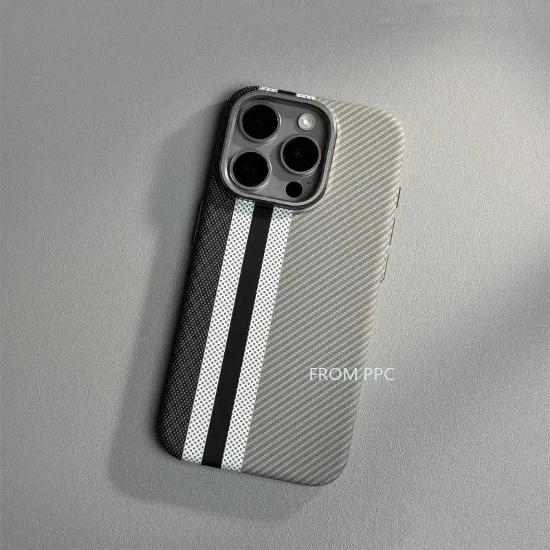 Carbon Fibre Magnetic iPhone Case