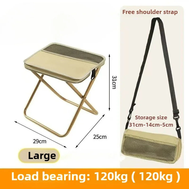 Portable Backpack Stool Foldable