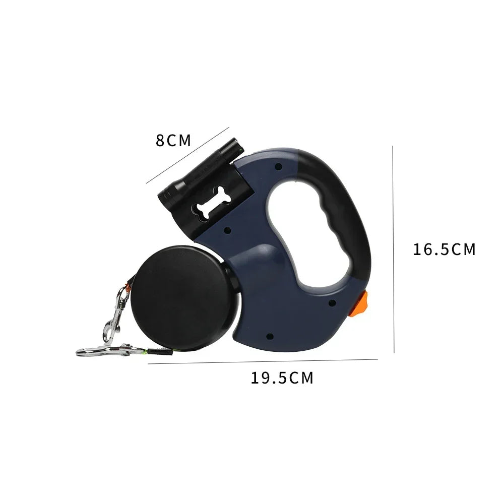 Auto Retractable Double-Ended Dog Leash