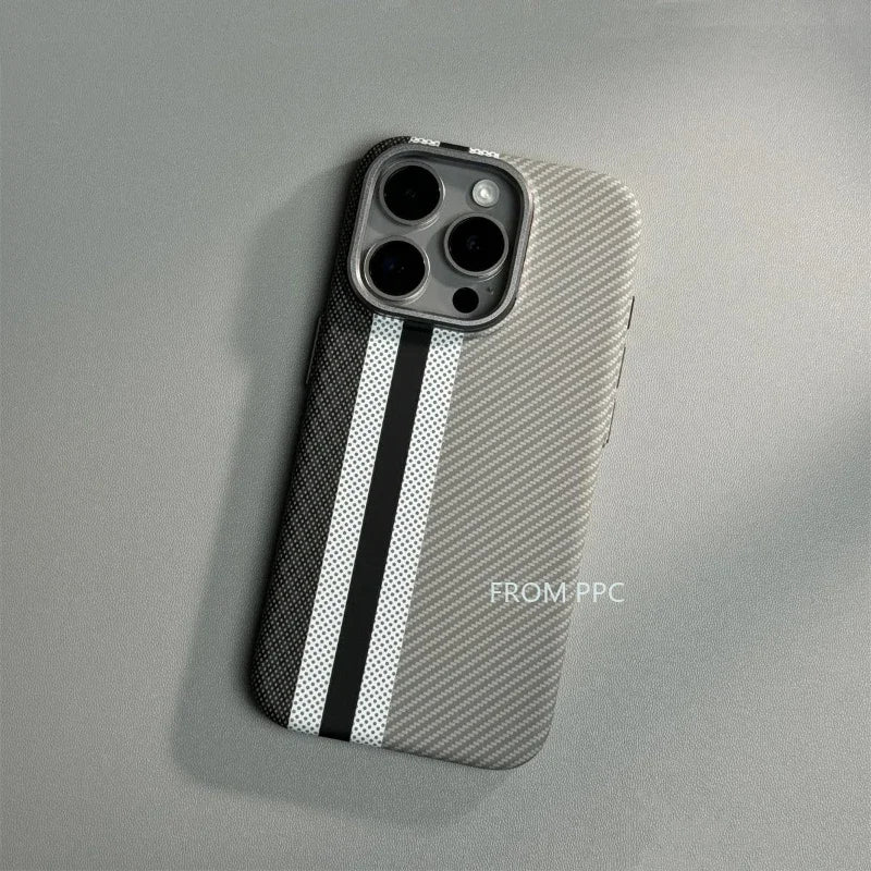 Carbon Fibre Magnetic iPhone Case