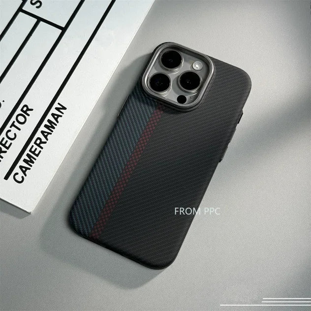 Carbon Fibre Magnetic iPhone Case