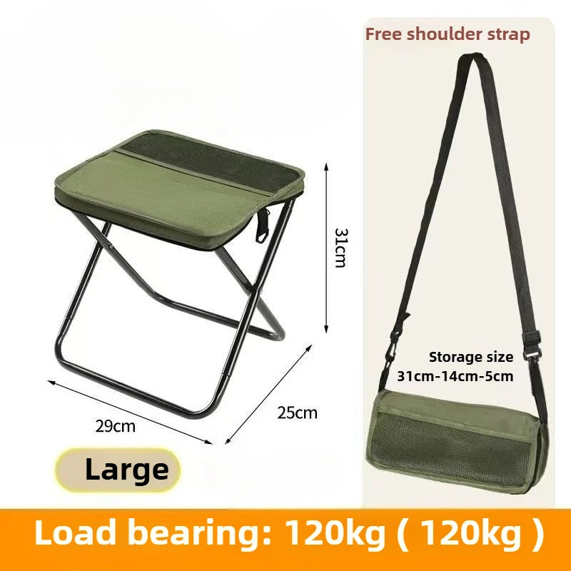 Portable Backpack Stool Foldable