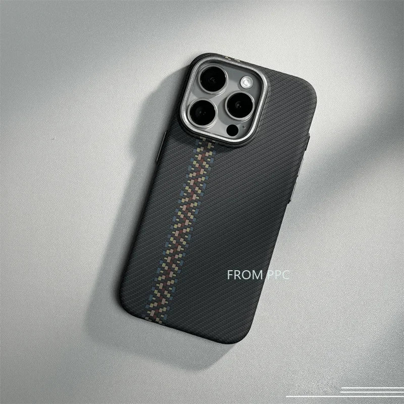Carbon Fibre Magnetic iPhone Case